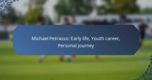 Michael Petrasso: Early life, Youth career, Personal journey